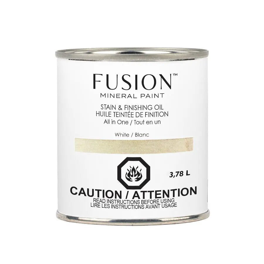 Fusion Stain & Finishing Oil - White - Home Smith