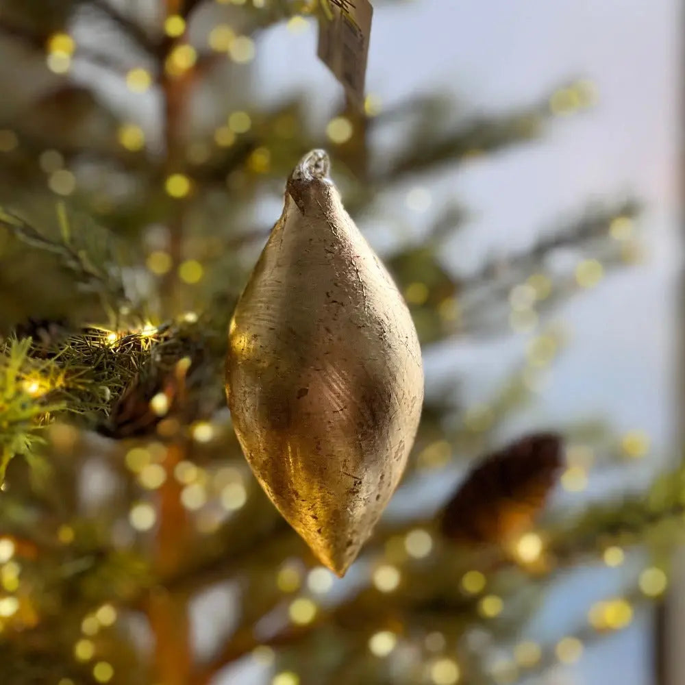 Gilded Glass Drop