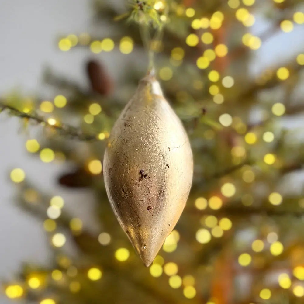 Gilded Glass Drop