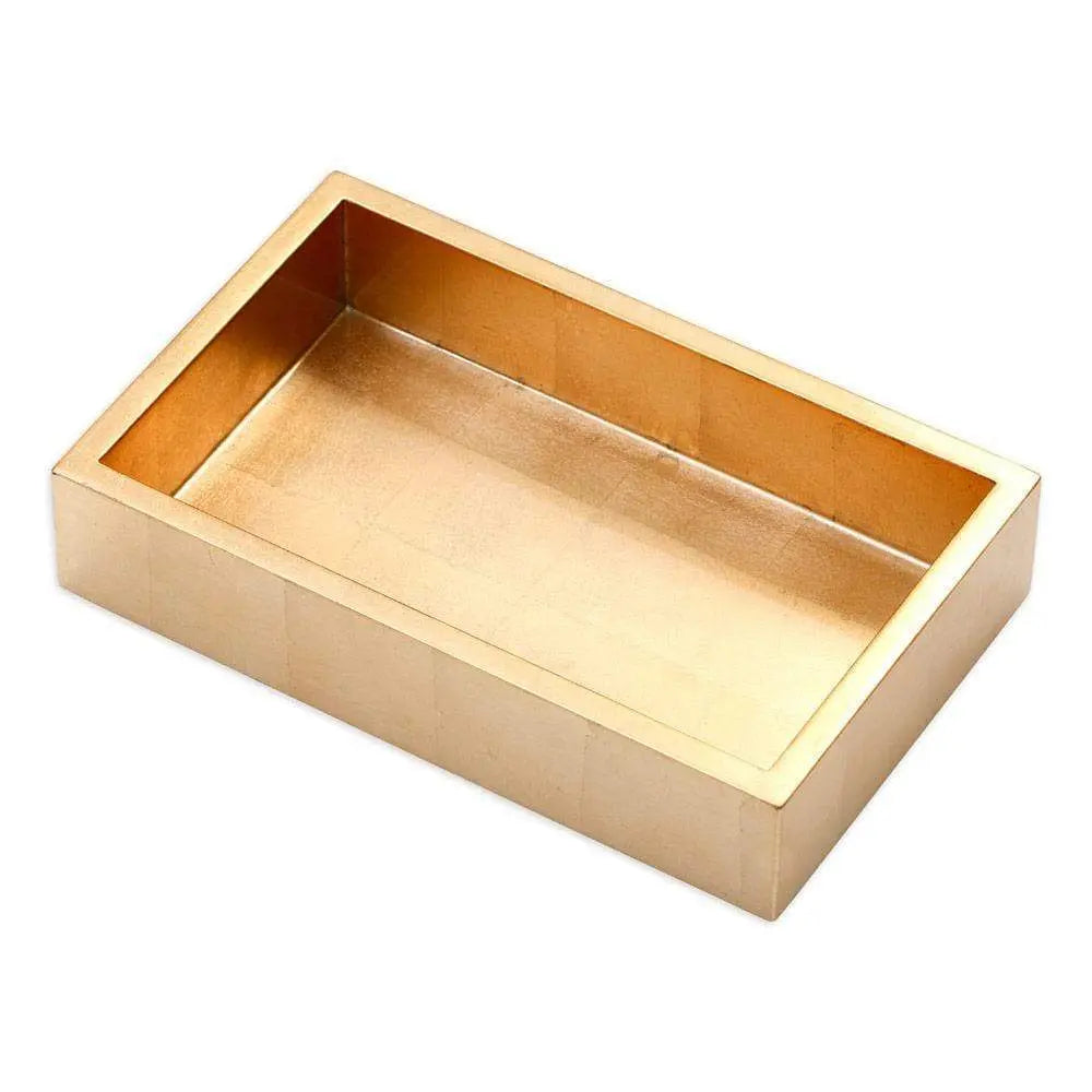 Gold Lacquer Guest Towel Napkin Holder - Home Smith