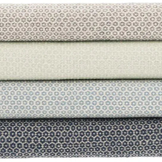 Honeycomb French Blue Woven Wool Rug - Home Smith