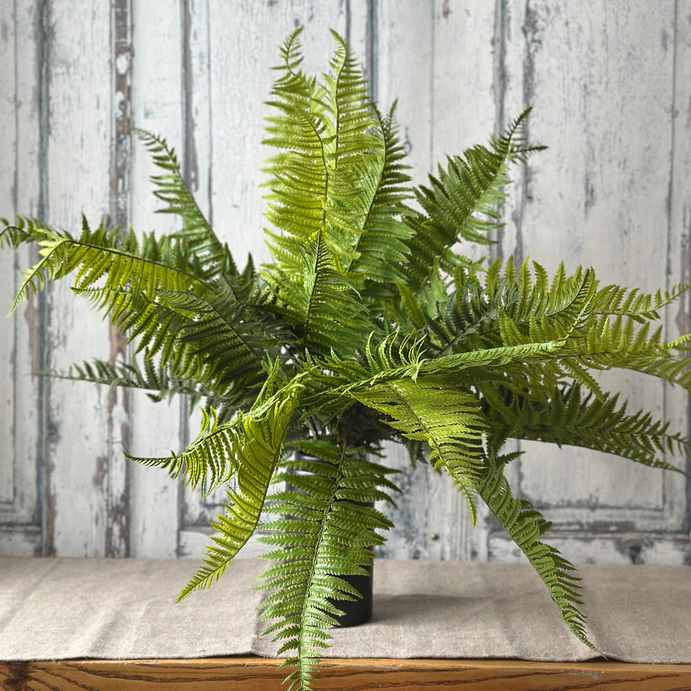 Artificial Greenery Lady Fern Bush at Home Smith