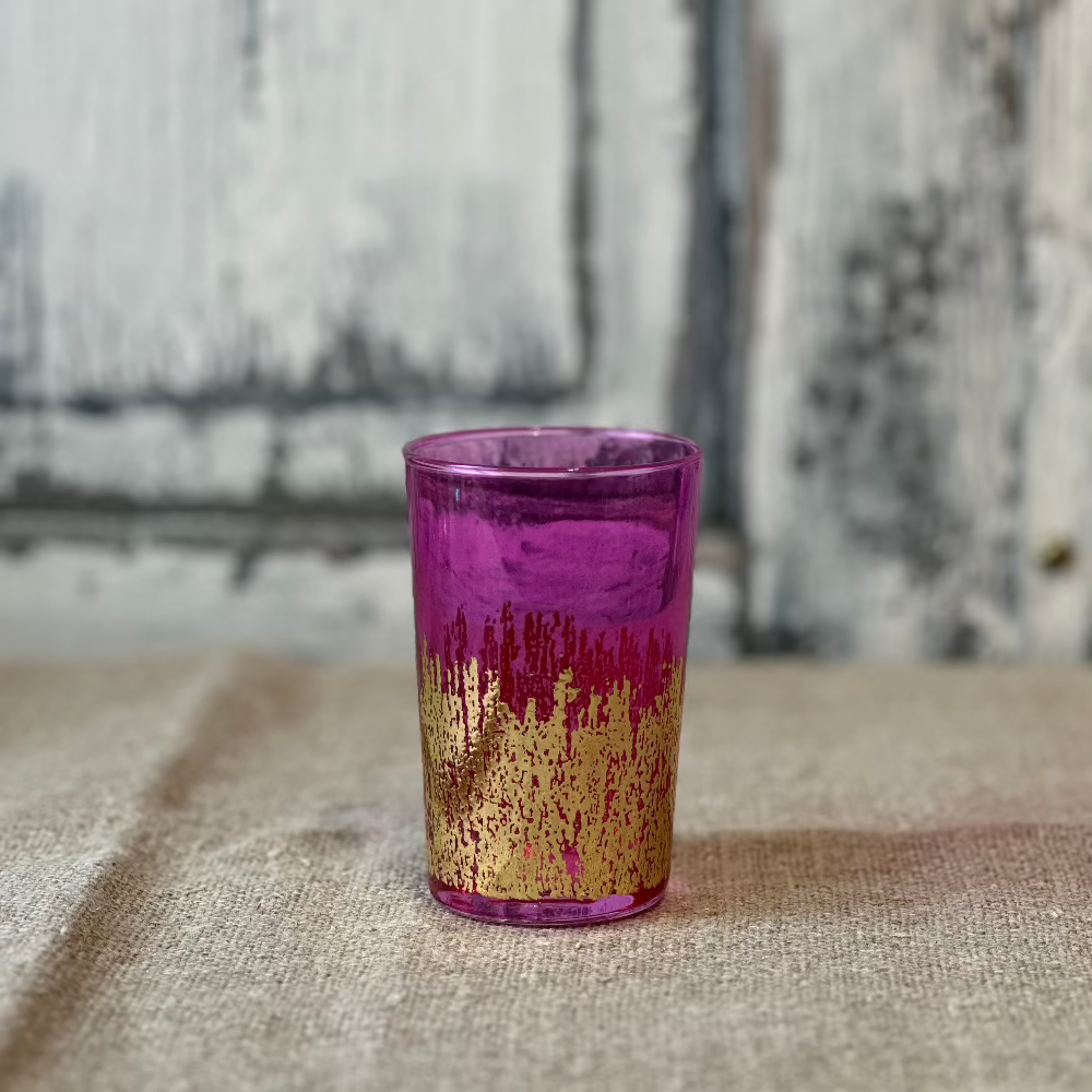 Flame Tea Light Holder in Fuchsia at Home Smith