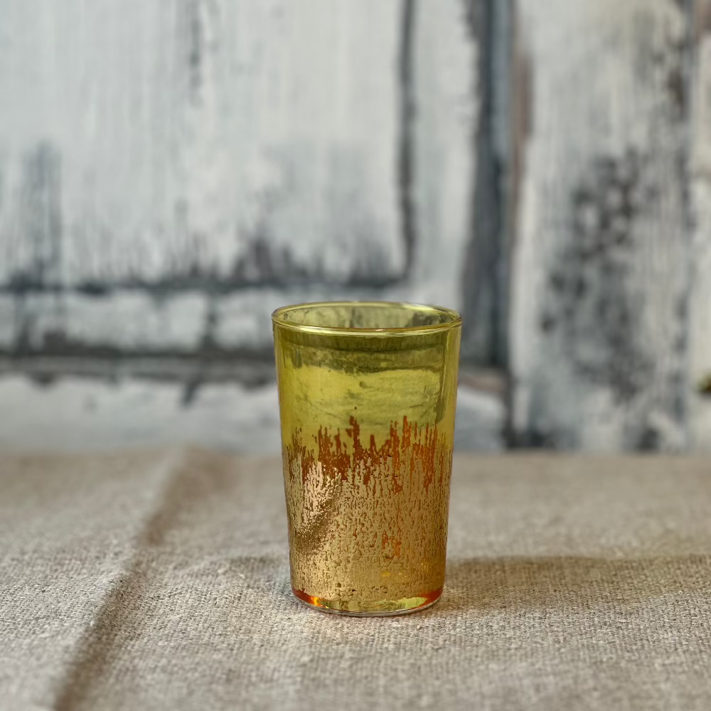 Flame Tea Light Holder in Yellow at Home Smith