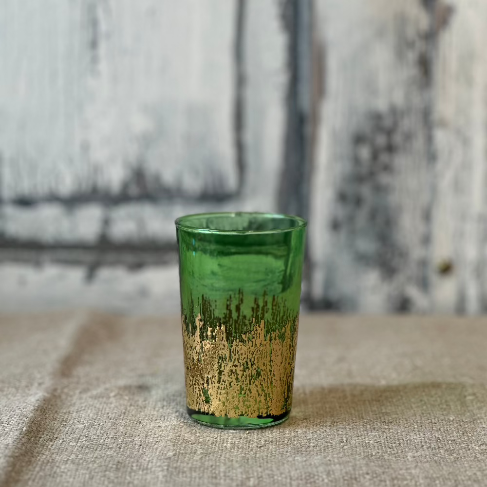 Flame Tea Light Holder in Light Green at Home Smith