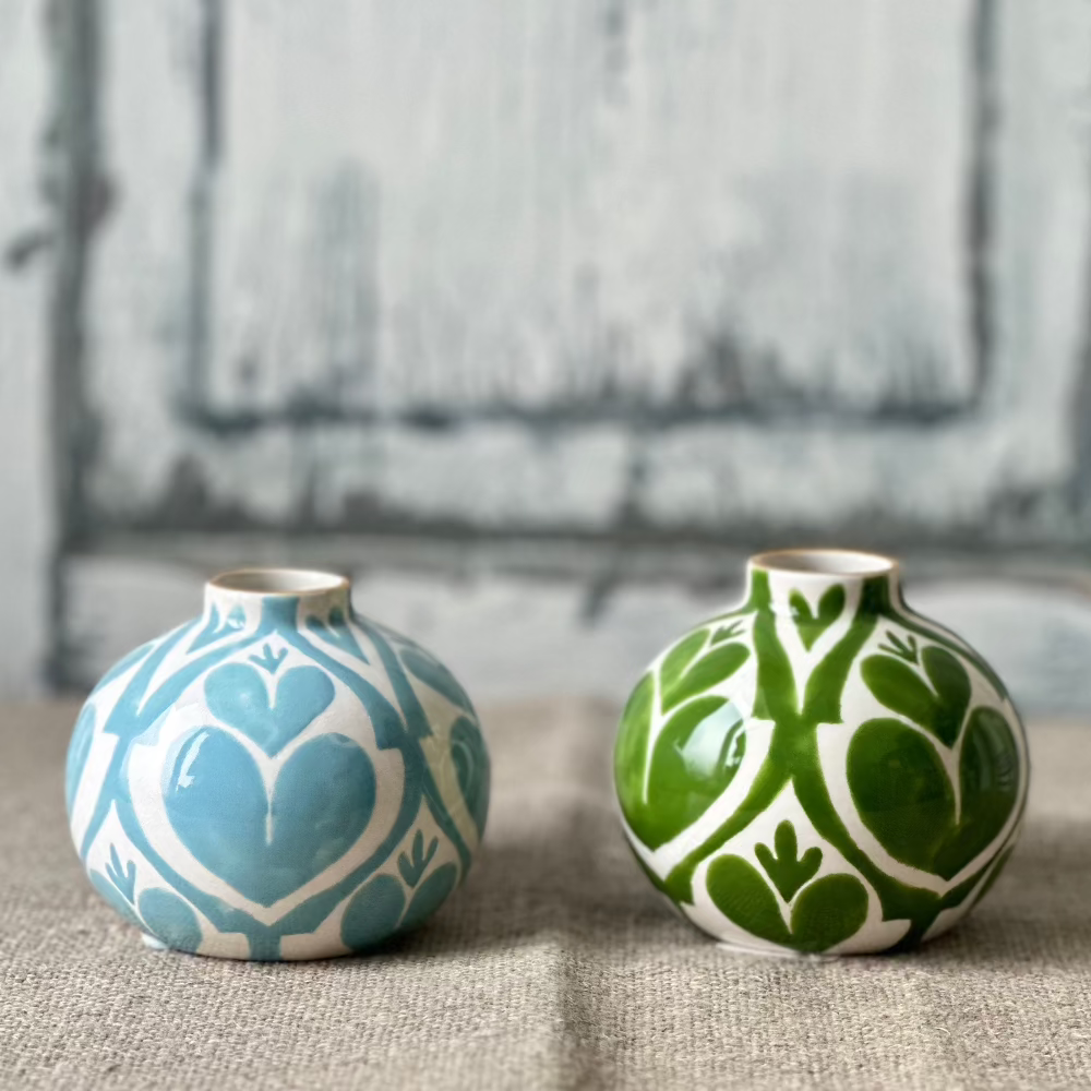 Jill Rosenwald Secret Garden Bud Vases at Home Smith
