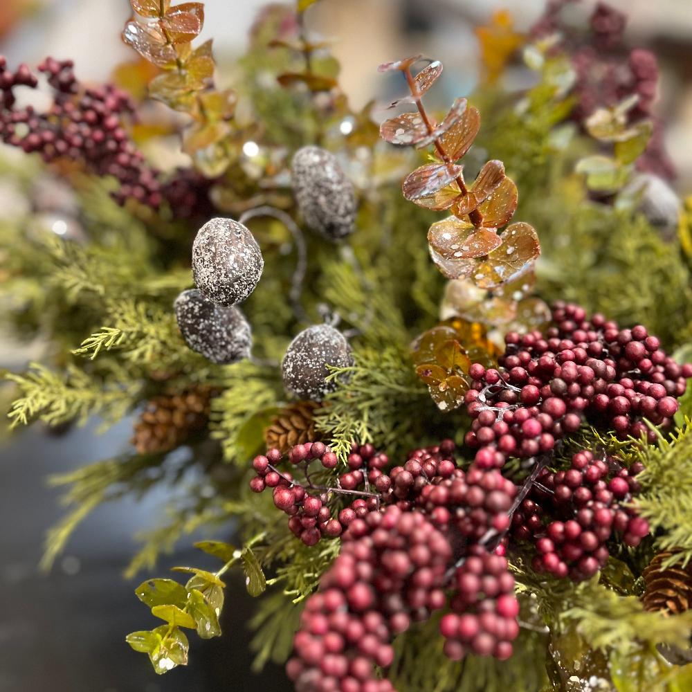 Silver Sparkle Pod Branch - Home Smith