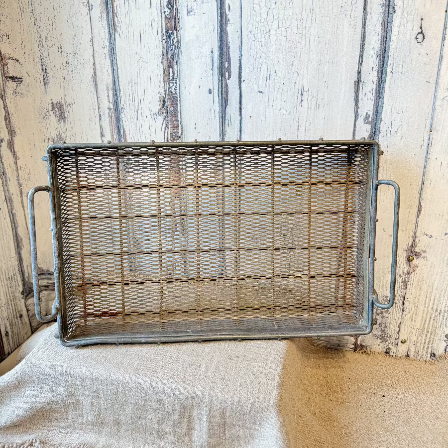 Vintage Industrial Metal Trays