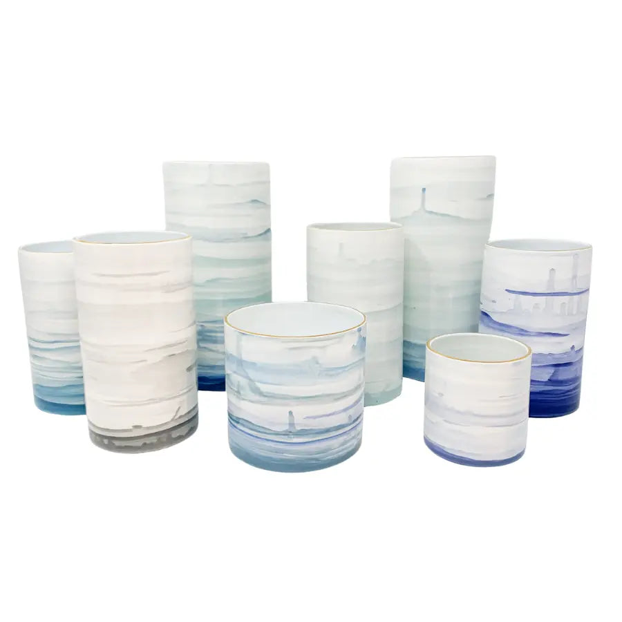 Jill Rosenwald Alaska Cylinder Vases - Home Smith