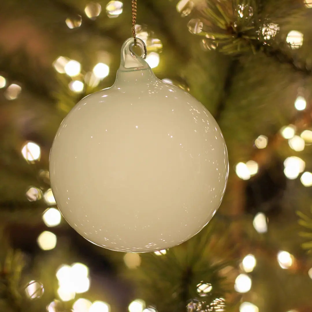 Jim Marvin Bubblegum Glass Ornament in Teal - Home Smith