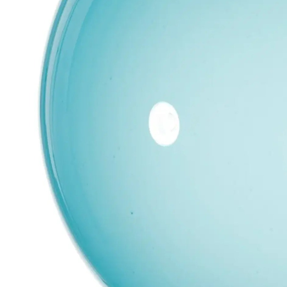 Home Smith Jim Marvin Bubblegum Glass Ornaments in Light Turquoise Winward Holiday Ornaments