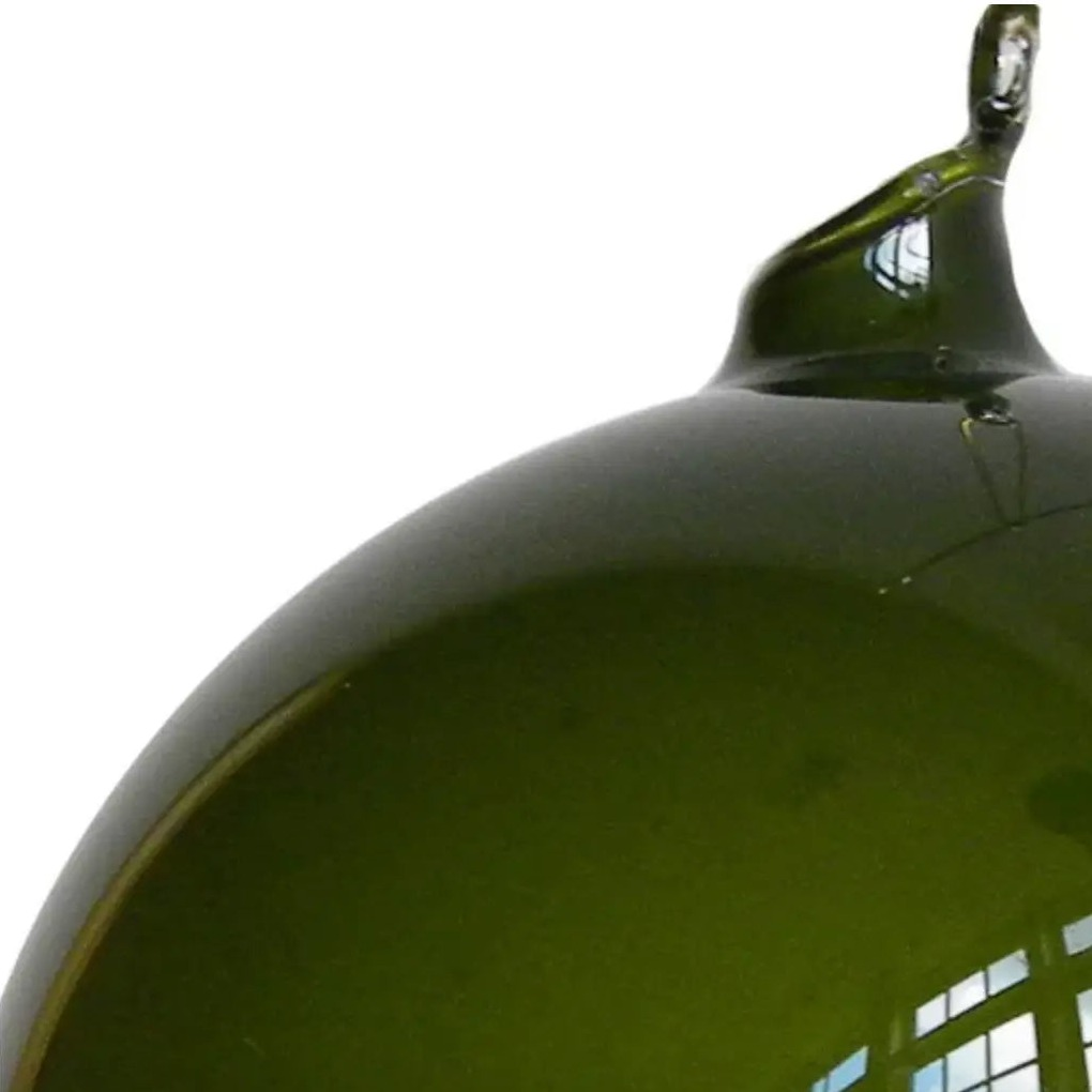 Home Smith Jim Marvin Bubblegum Glass Ornaments in Moss Green Winward Holiday Ornaments