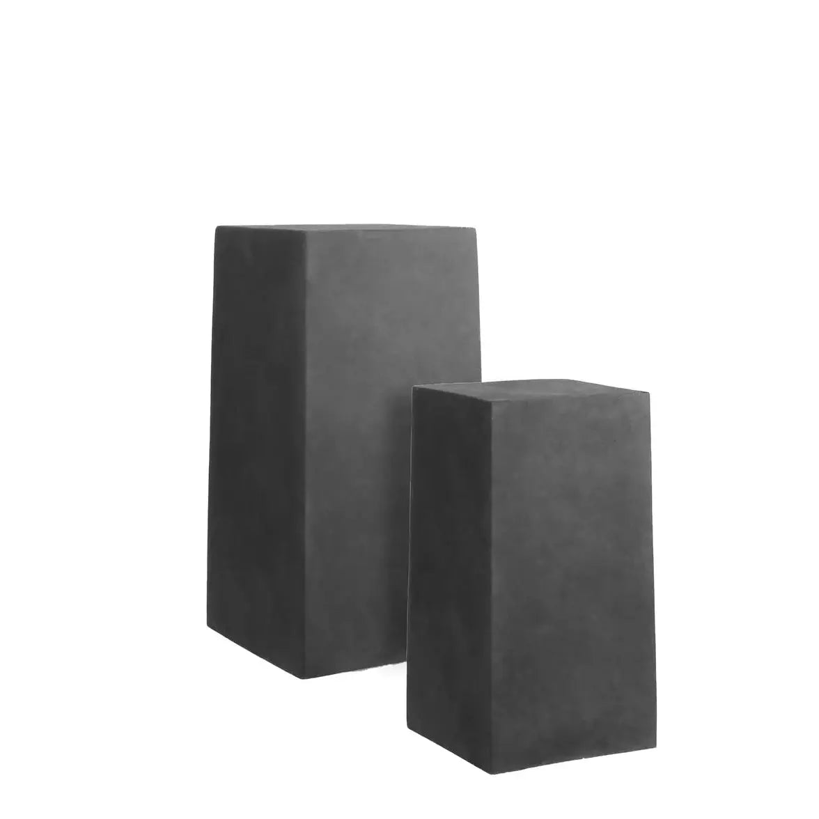 Juliette Indoor/Outdoor Pedestals in Anthracite - Home Smith