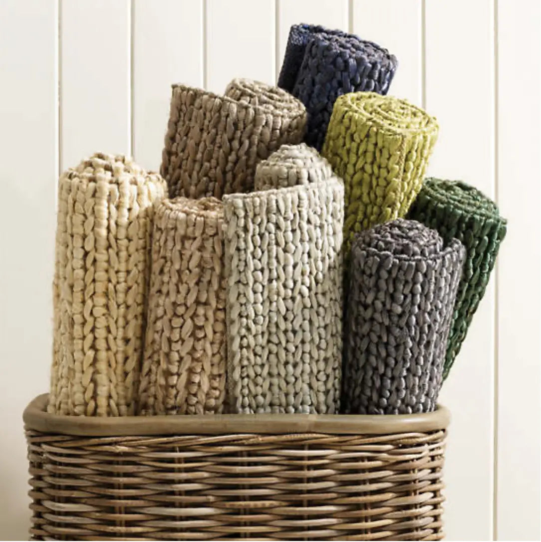 Jute Woven Ice Rug - Home Smith