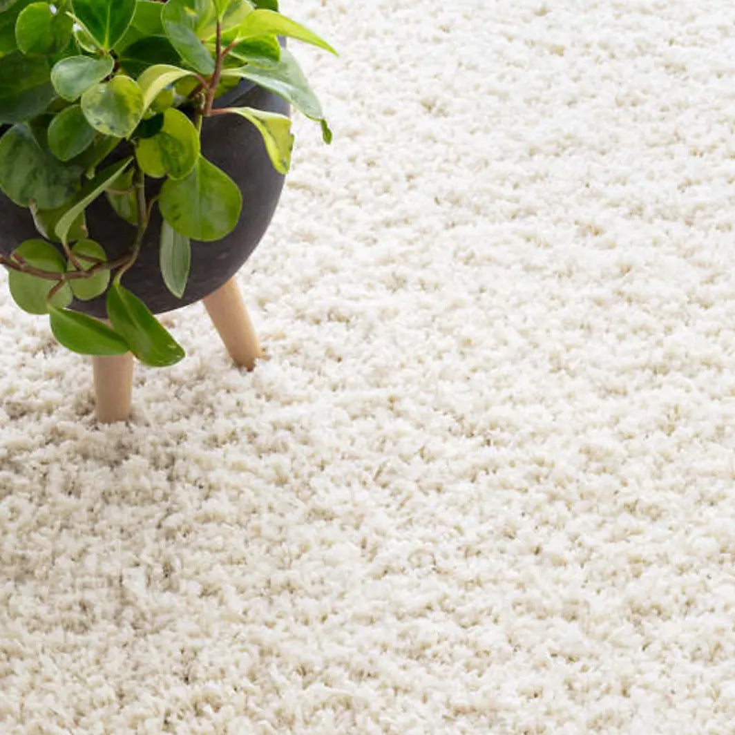 Kodiak Ivory Microfibre Rug - Home Smith