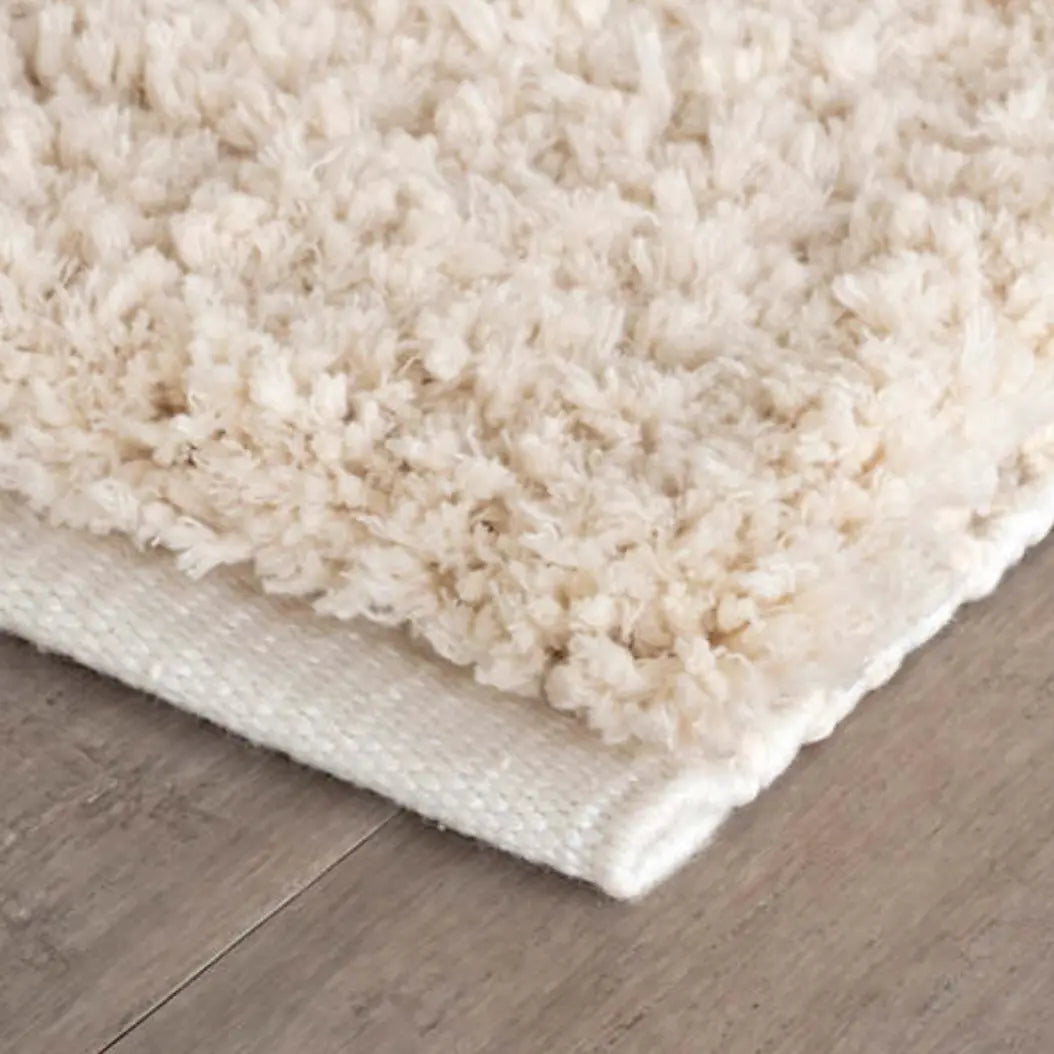 Kodiak Ivory Microfibre Rug - Home Smith
