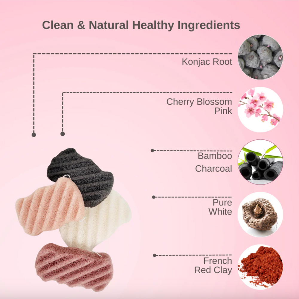 Konjac Natural Body Sponge at Home Smith