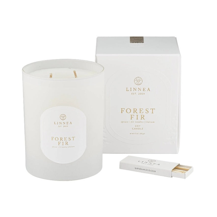 Home Smith LINNEA Scented Candle in Forest Fir LINNEA Holiday Candles & Scents