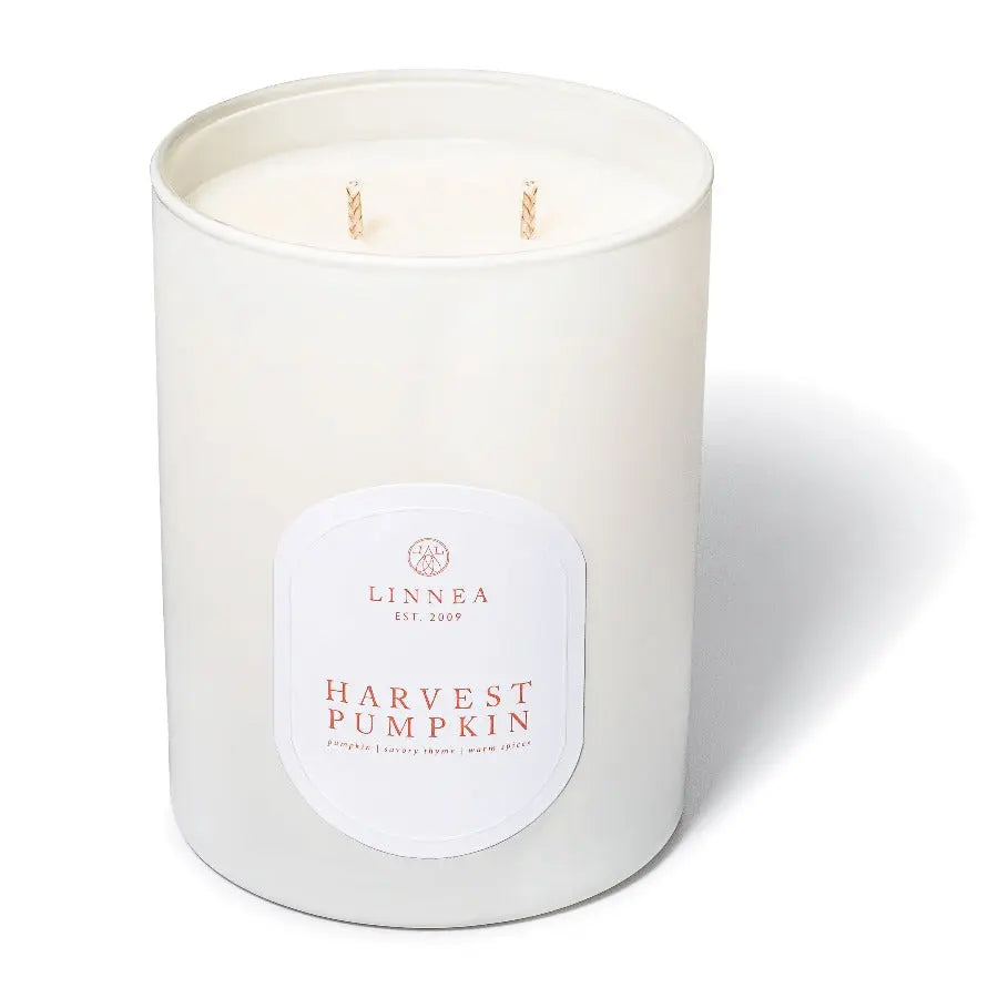 LINNEA Scented Candle in Harvest Pumpkin *Seasonal* - Home Smith