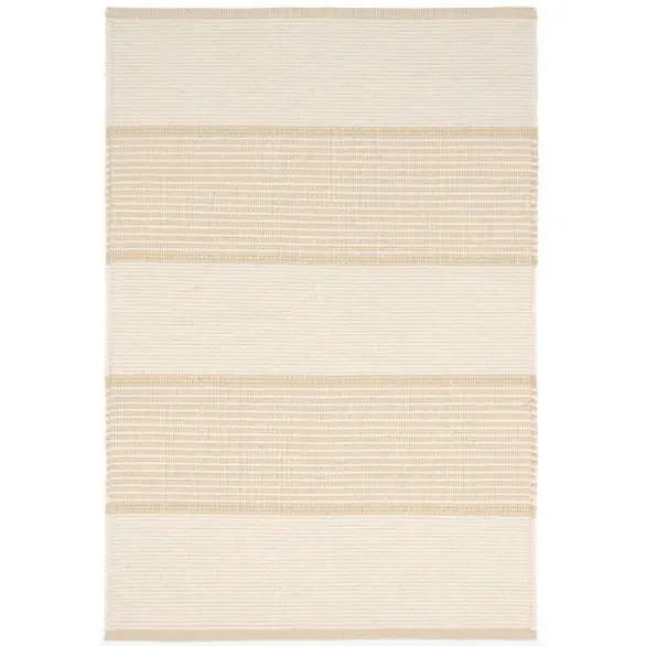 La Mirada Wheat Cotton Woven Rug - Home Smith
