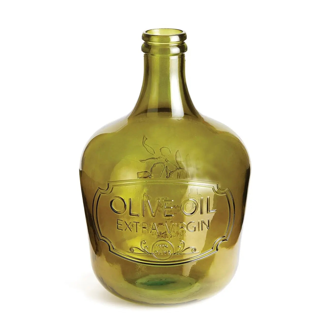 Los Olivos Olive Green Decorative Glass Bottle Home Smith