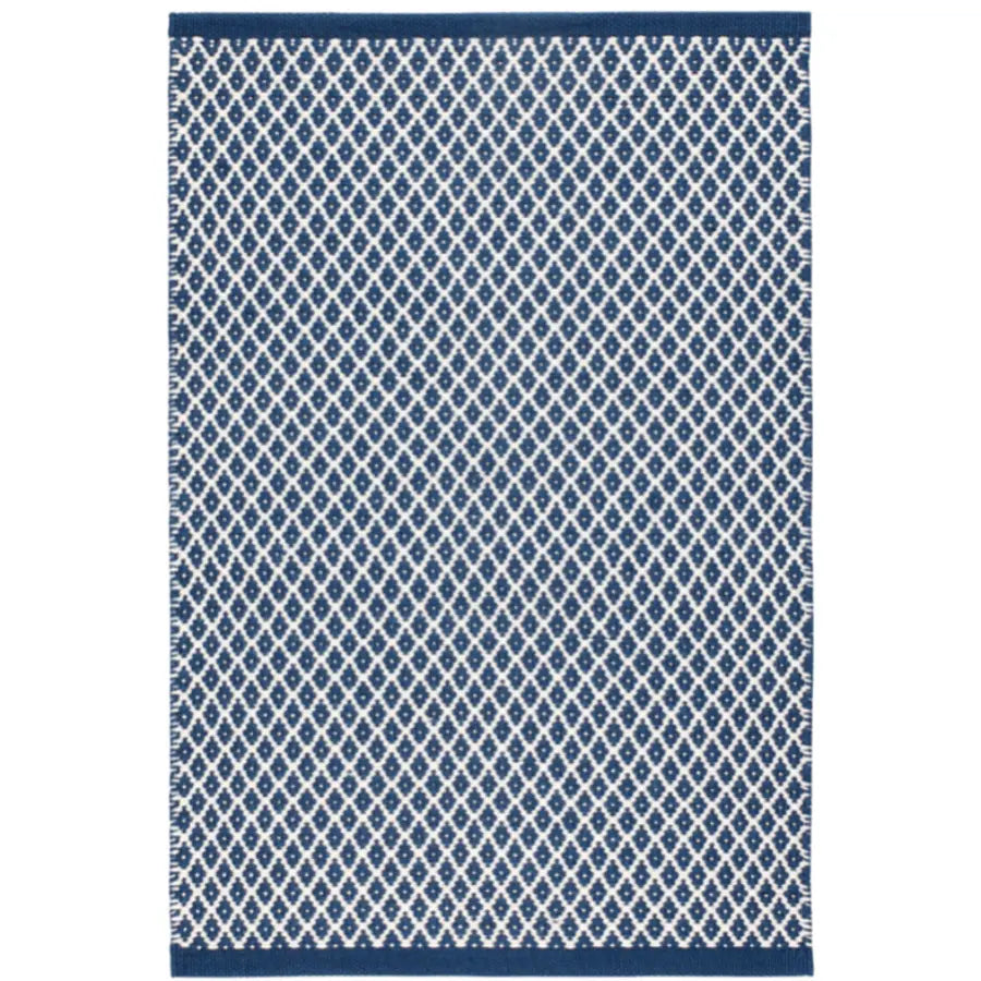 Home Smith Mainsail Navy Indoor/Outdoor Rug Dash & Albert Rugs - P.E.T.