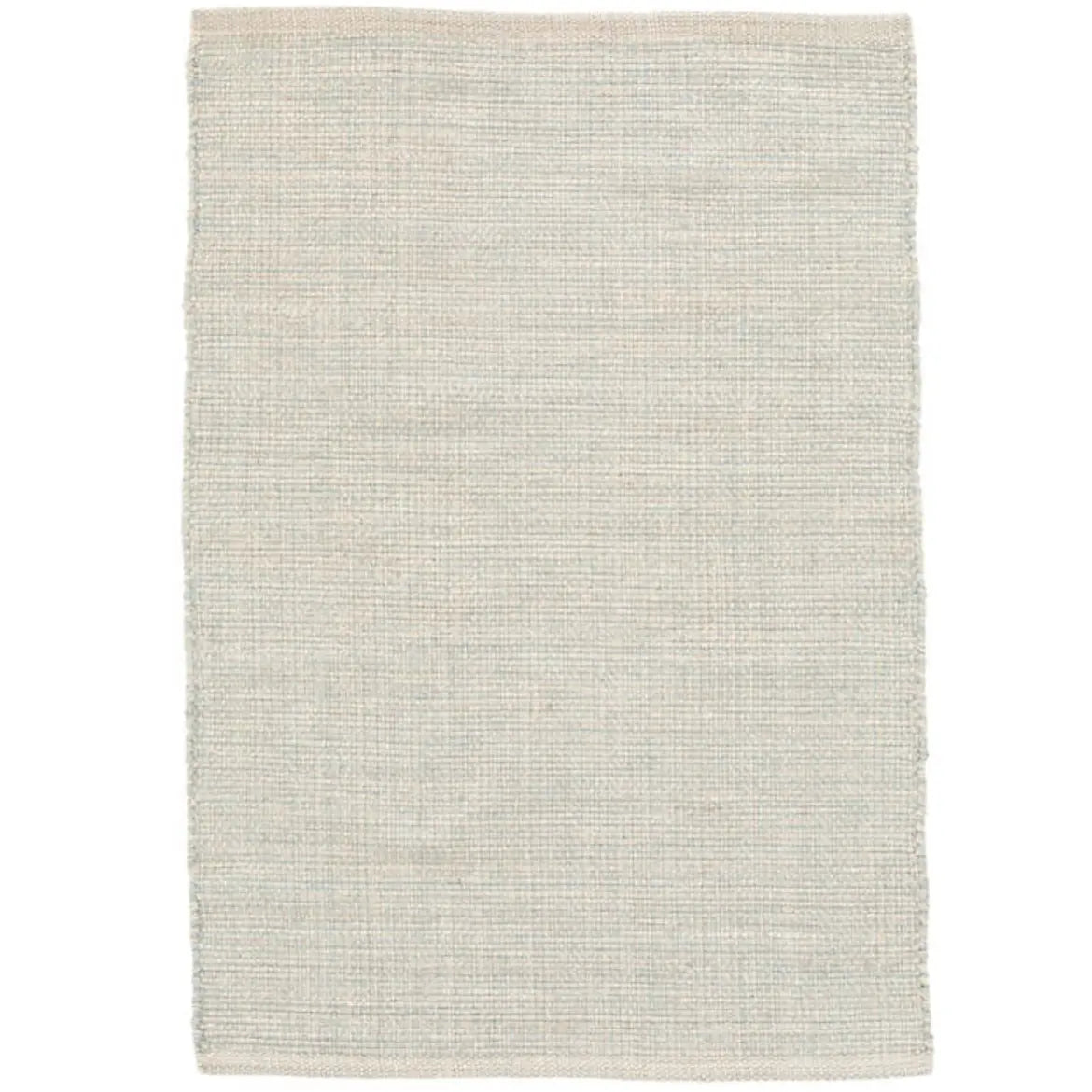 Marled Light Blue Woven Cotton Rug - Home Smith