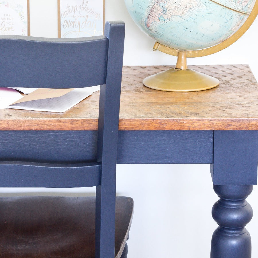 fusion mineral paint in midnight blue at home smith