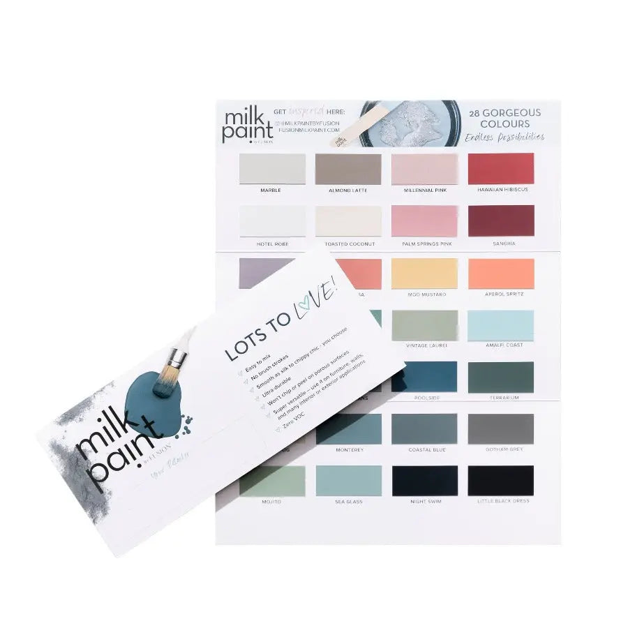 Milk Paint by Fusion True Colour Card - Home Smith