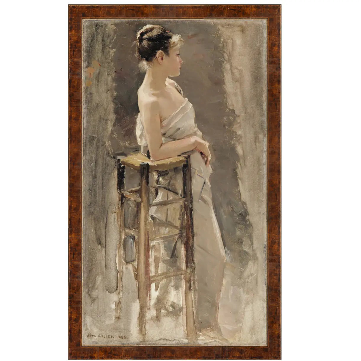 Home Smith Model Exercise c. 1885 Framed Print Celadon Art - In Stock