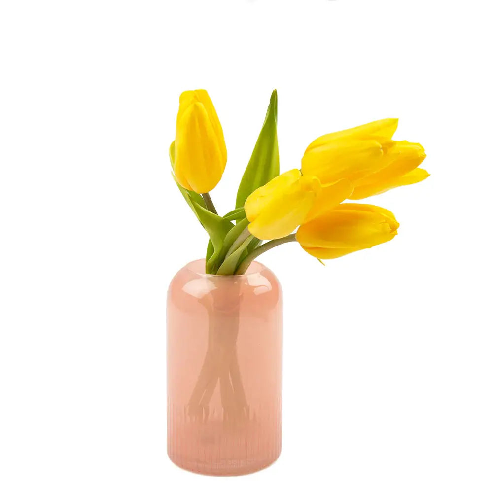 Modern Vase in Smoked Pink - Home Smith