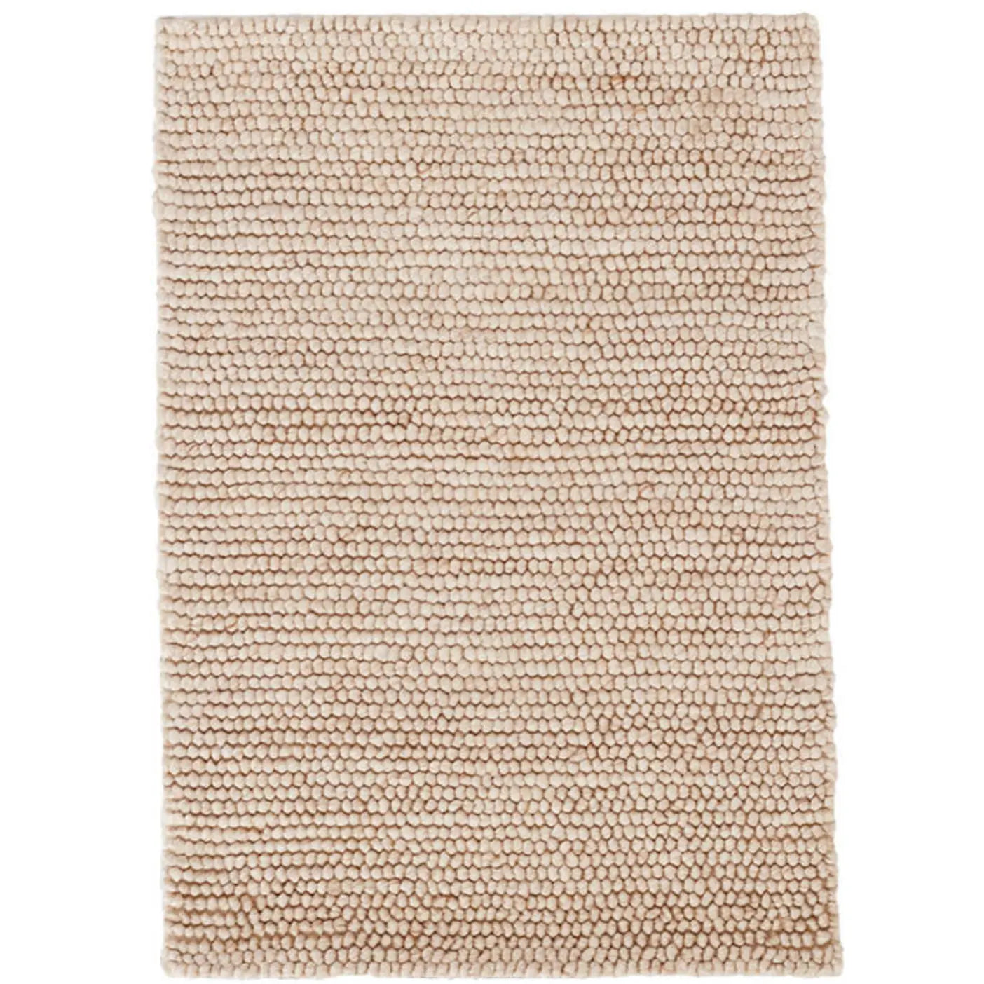 Niels Latte Woven Wool/Viscose Rug - Home Smith