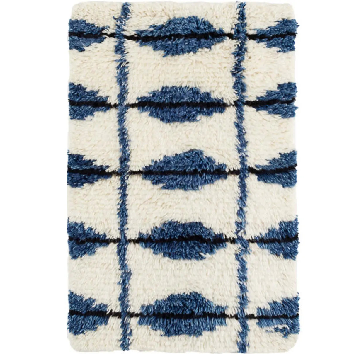 Noma Indigo Woven Wool Rug - Home Smith