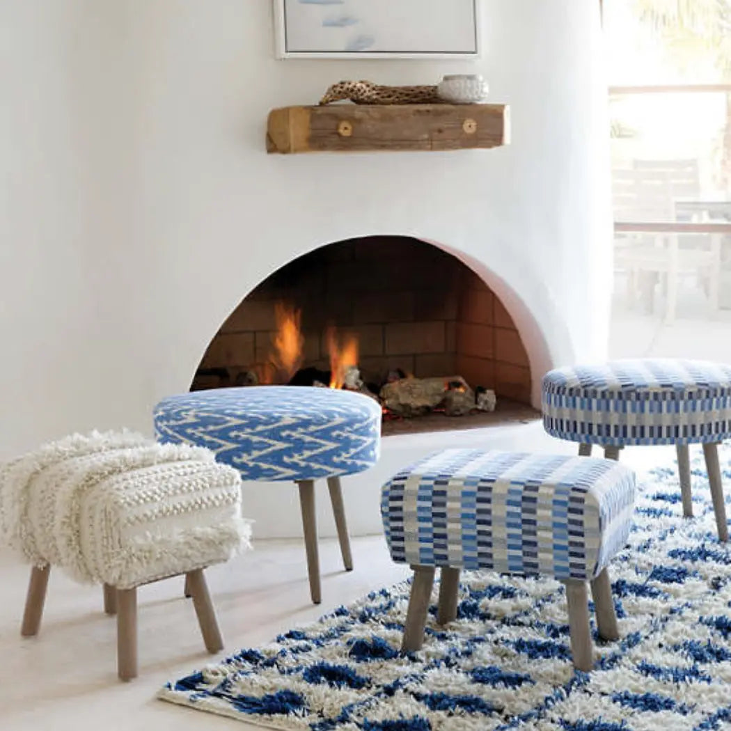 Noma Indigo Woven Wool Rug - Home Smith