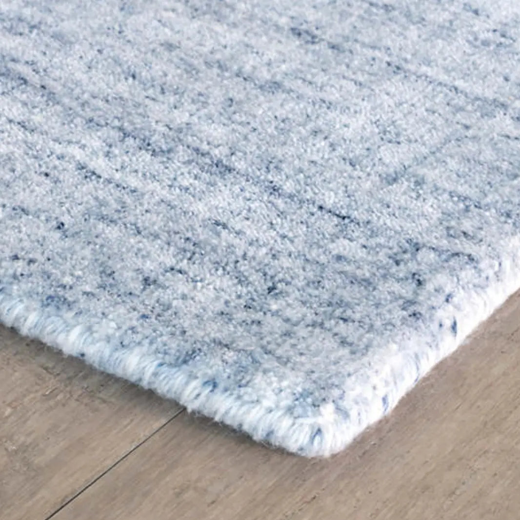 Nordic Blue Loom Knotted Rug - Home Smith