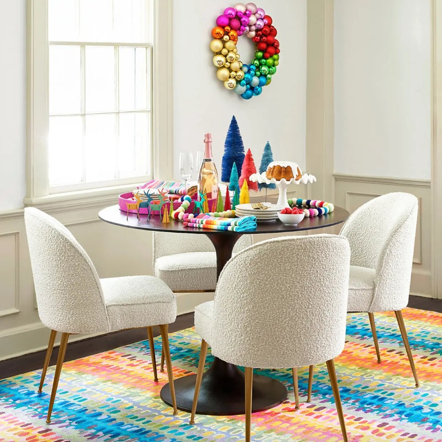 Home Smith Paint Chip Multi Machine Washable Rug Dash & Albert Rugs - Washable