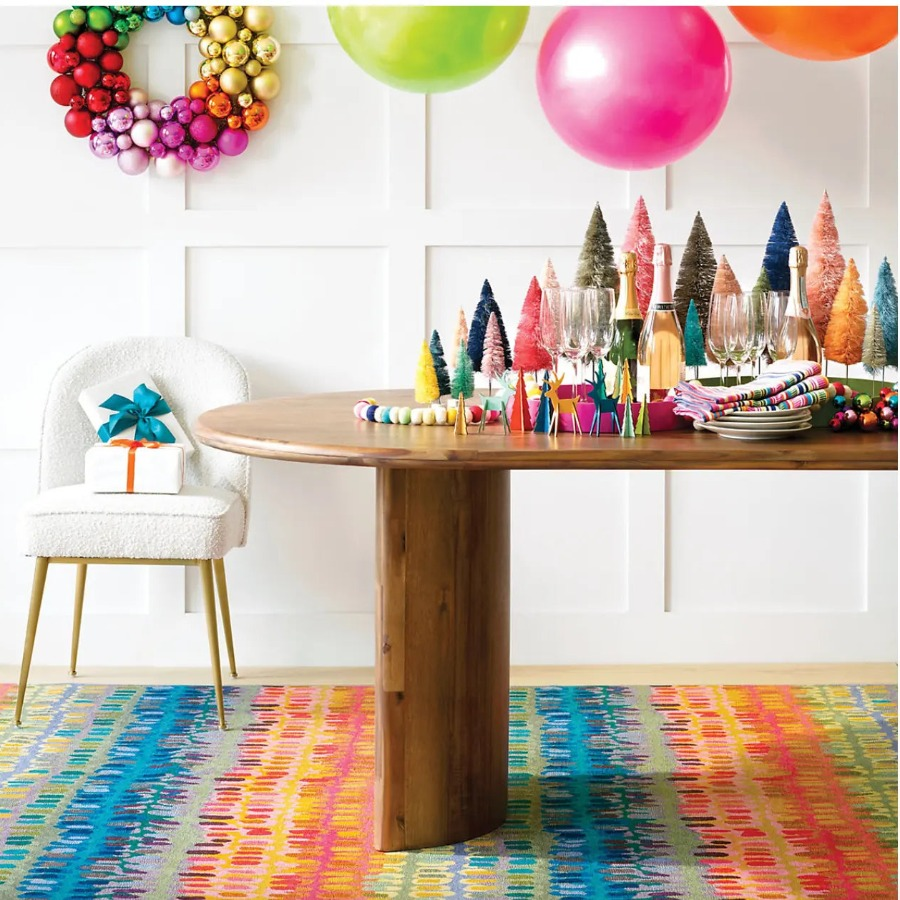 Home Smith Paint Chip Multi Machine Washable Rug Dash & Albert Rugs - Washable
