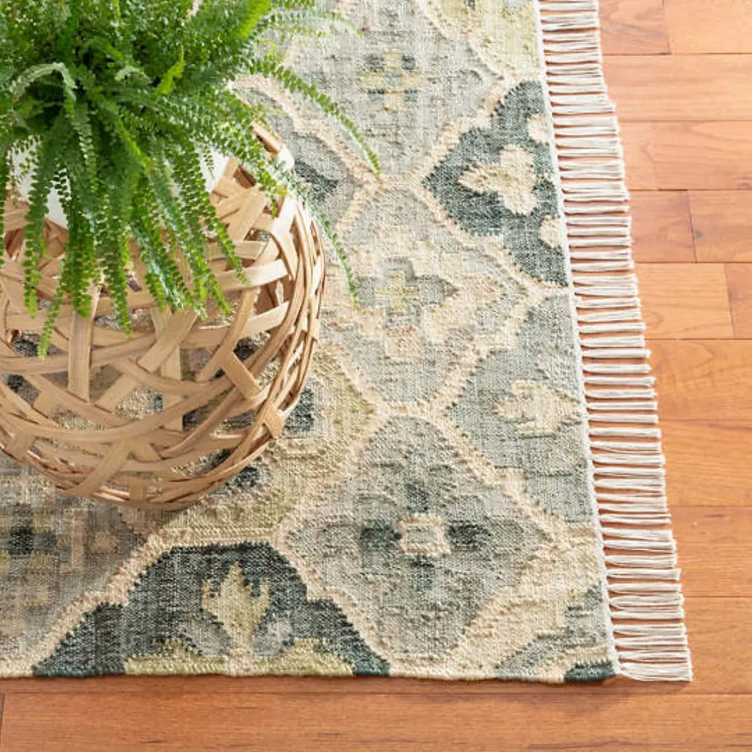 Pali Evergreen Woven Jute Rug - Home Smith