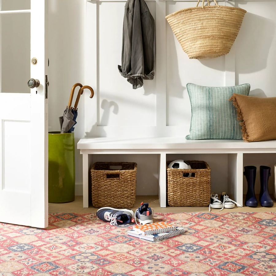 Home Smith Pali Multi Machine Washable Rug Dash & Albert Rugs - Washable