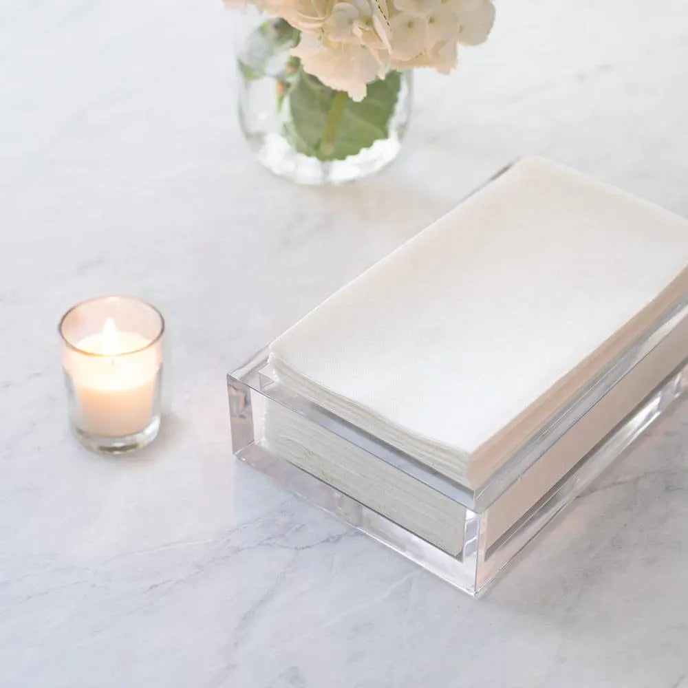 Paper Linen Guest Towels - White - Home Smith