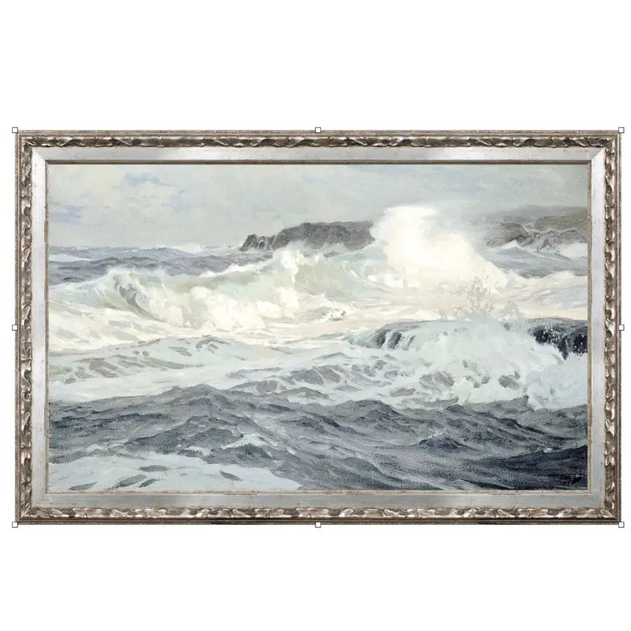 Petite Scape Southwesterly Gale Framed Print