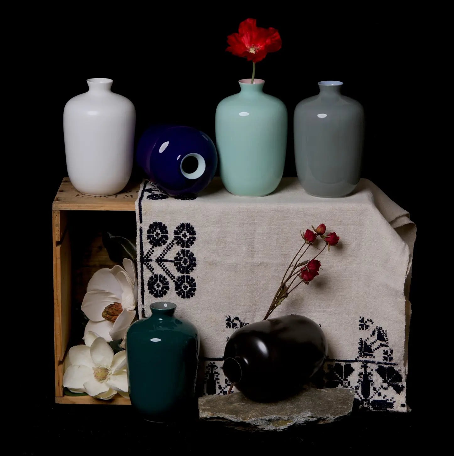Plum Small Porcelain Vase - Home Smith