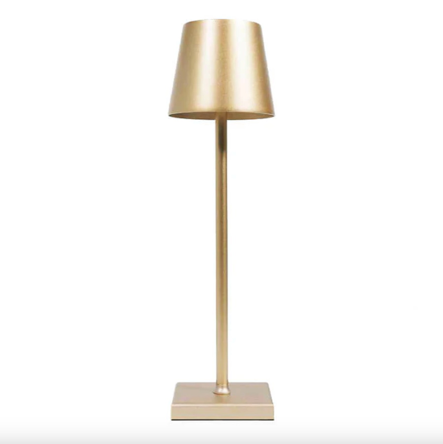 Poldina Pro Cordless Table Lamp in Gold Leaf