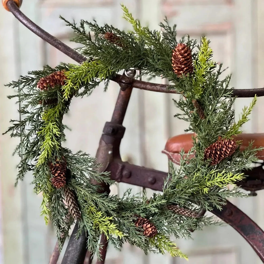 prickly pine mini wreaths candle rings Prickly Pine Mini Wreaths | Candle Rings Home Smith
