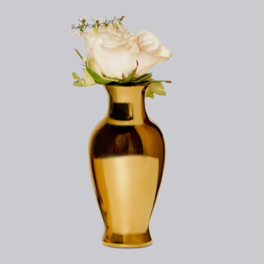 Gold Porcelain Mini Vases