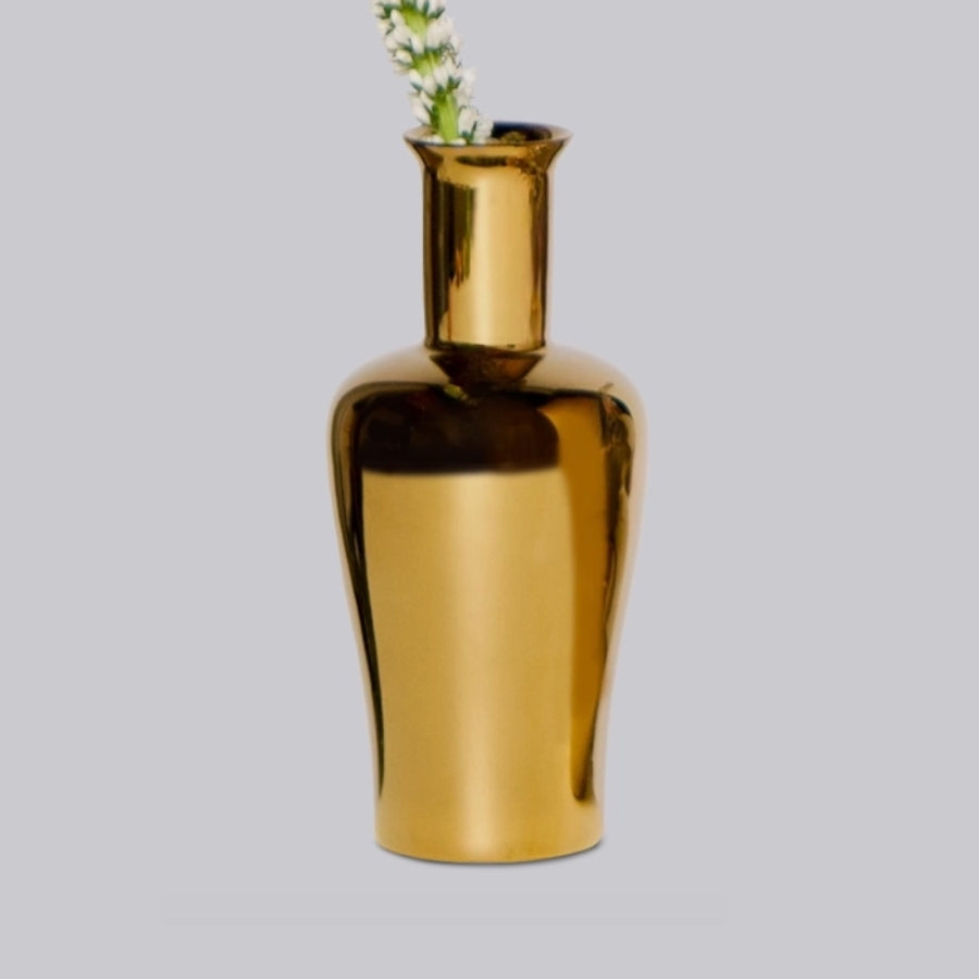 Gold Porcelain Mini Vases