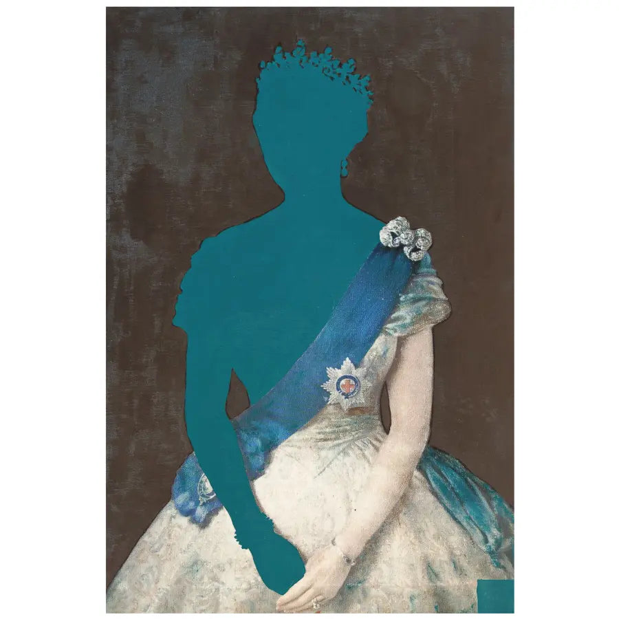 Queen In Teal - Gallery Wrapped Canvas - Home Smith
