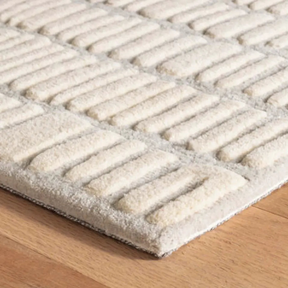 Roark Ivory Tufted Wool Rug - Home Smith