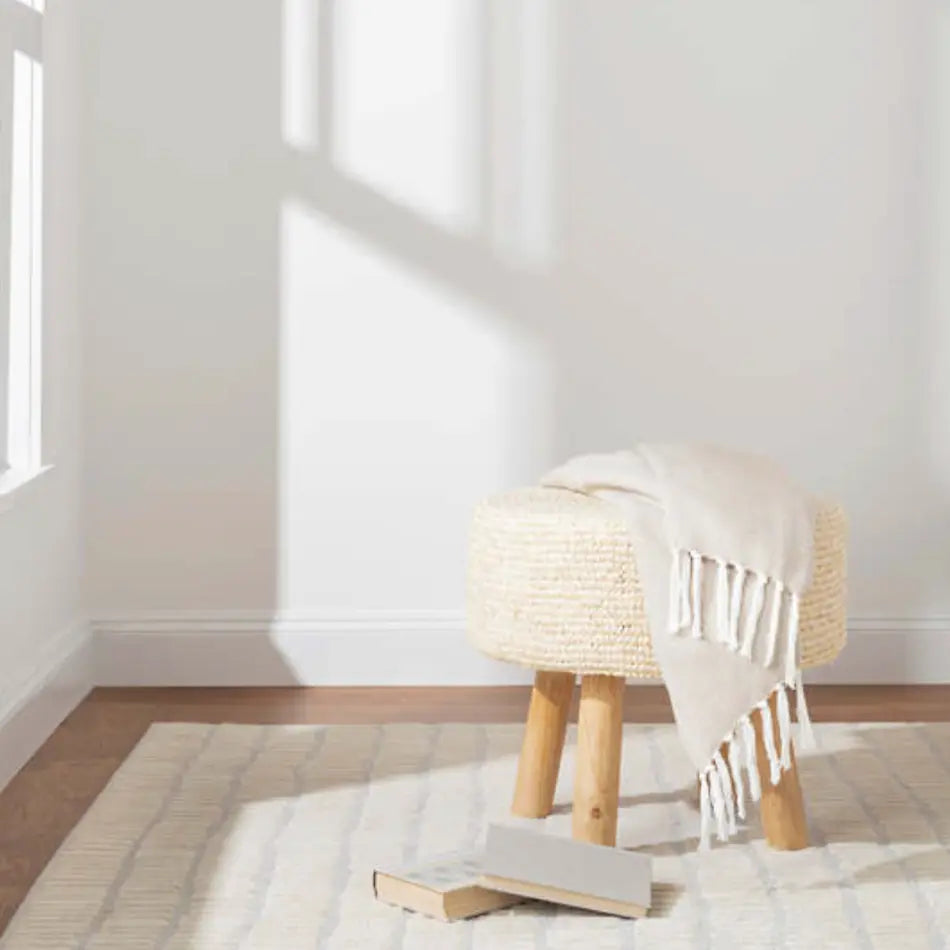 Roark Ivory Tufted Wool Rug - Home Smith