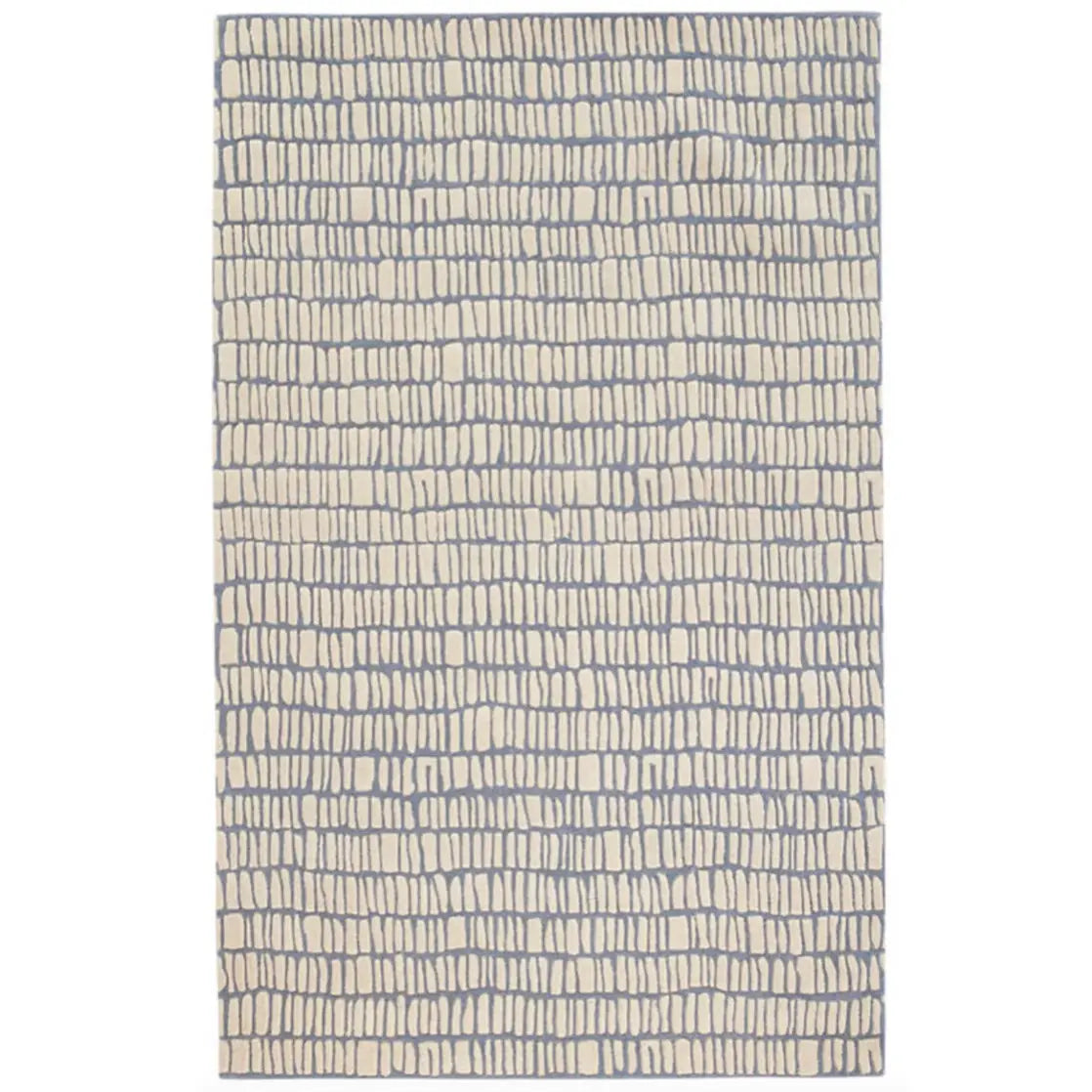 Roark Pewter Blue Tufted Wool Rug - Home Smith